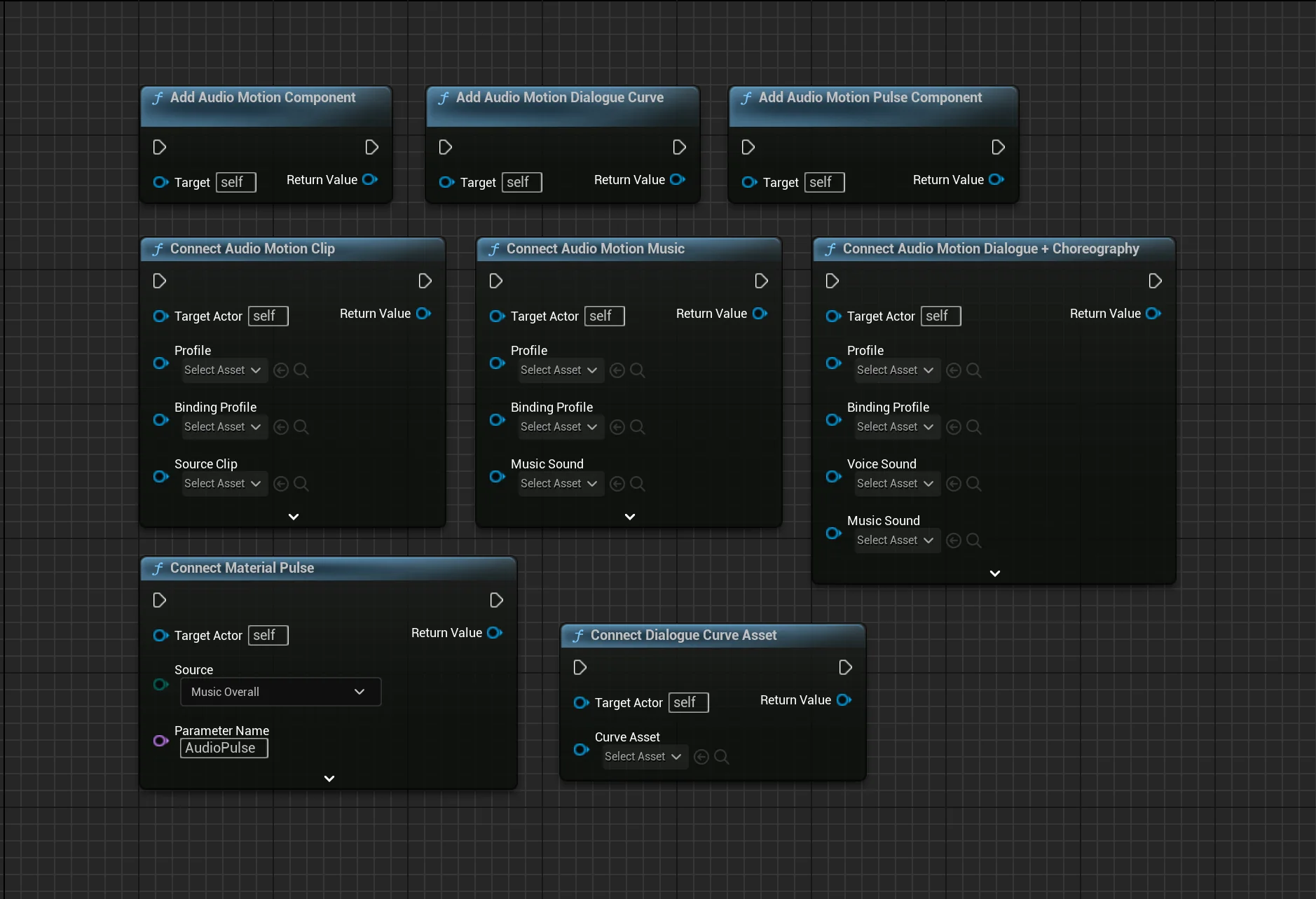 Blueprint helper nodes