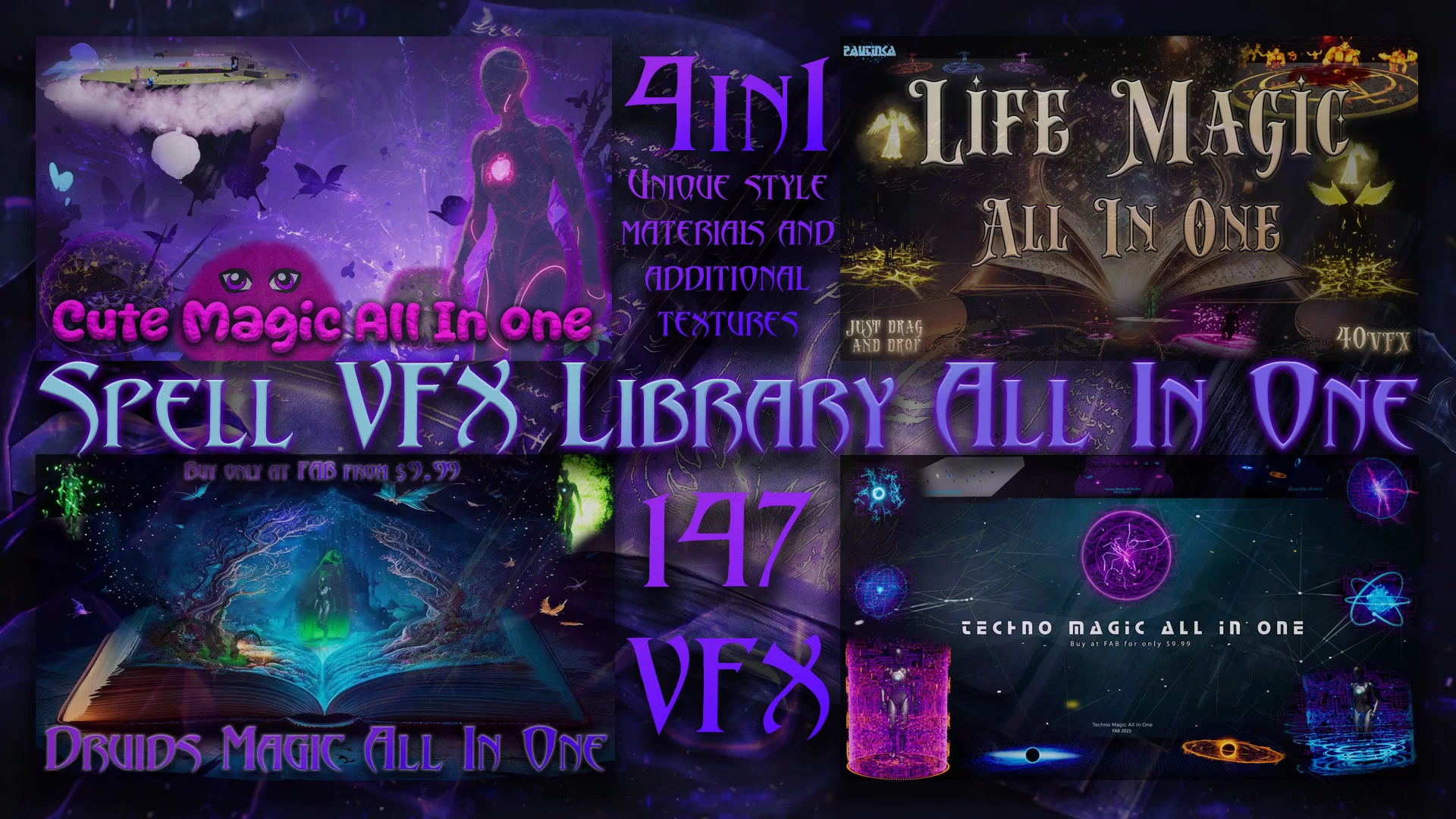Spell VFX Library All In One
