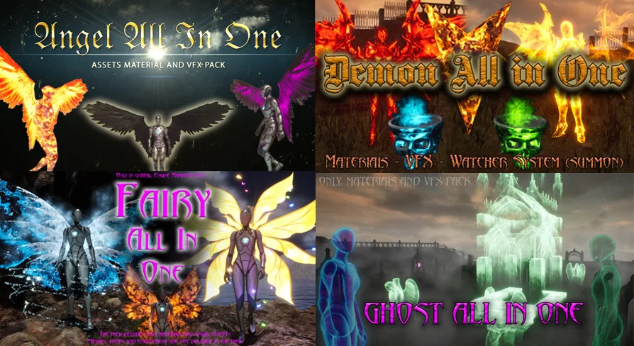 Fantasy Characters All In One Pack