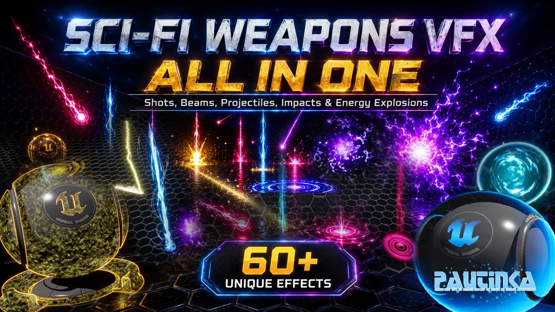 Sci-Fi Weapons VFX All In One